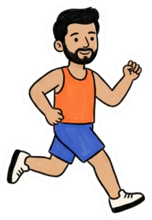 Ravi out running